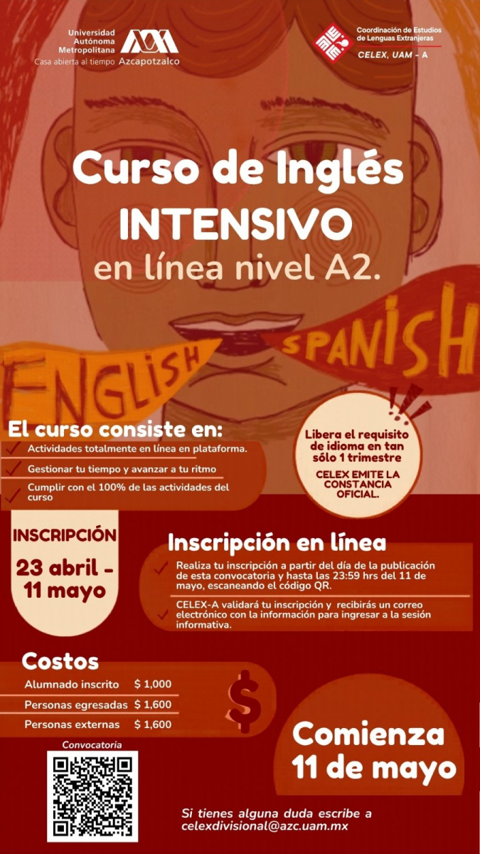 Curso de Inglés Intensivo en línea nivel A2